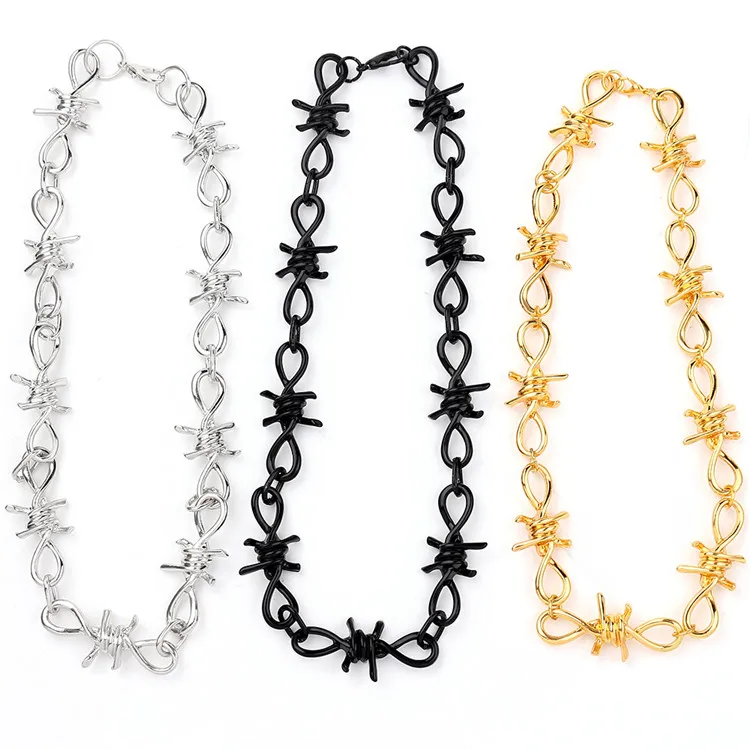 Creative Personality Thorn Necklace Trendy Male Clavicle Necklace Street Punk Style Jewelry For Men Women
Creative Personality Thorn Necklace Trendy Male Clavicle Necklace Street Punk Style Jewelry For Men Women