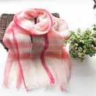 LADIES SCARF FASHION WRAP summer sunblock UV shawl linen scarf