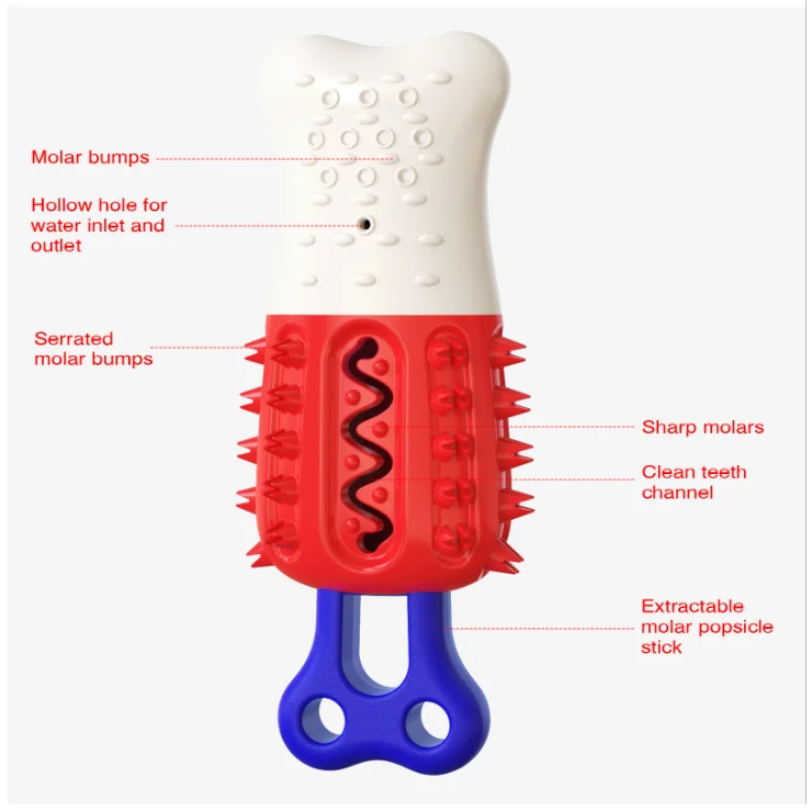 Amazon Summer Hot Sale Wholesale Manufacturer Pet Cooling Popsicle New Product Toothbrush Frozen Dog Toys, Dark blue. light blue, yellow, chocolate color
Amazon Summer Hot Sale Wholesale Manufacturer Pet Cooling Popsicle New Product Toothbrush Frozen Dog Toys, Dark blue. light blue, yellow, chocolate color