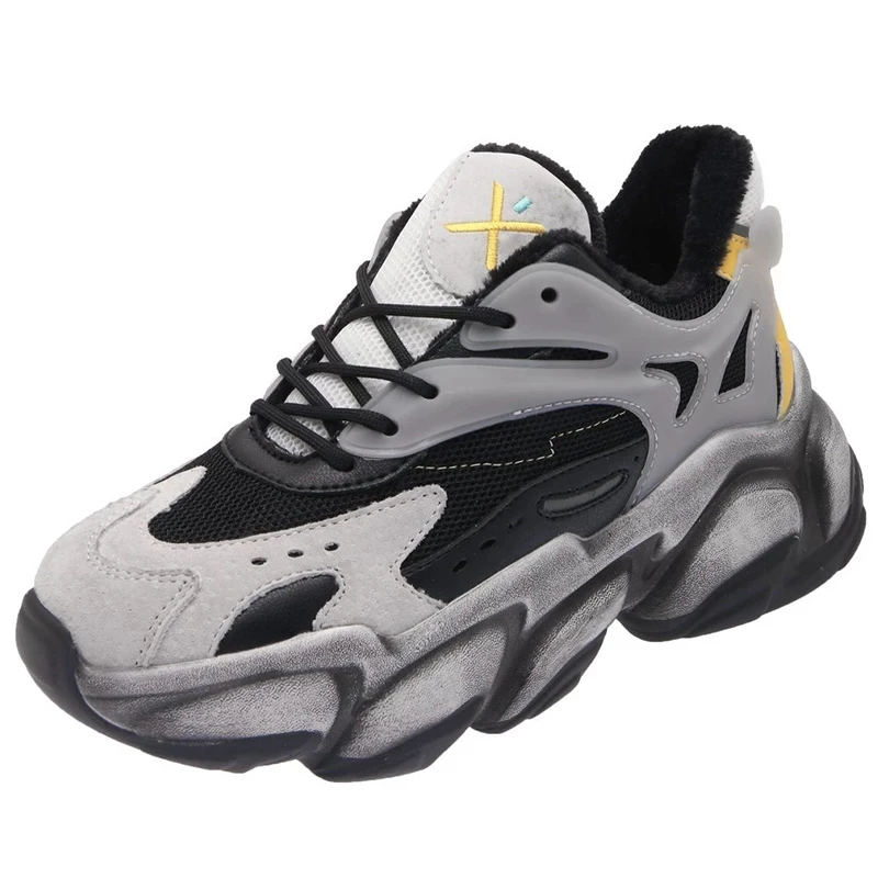 2021 Breathable Woman Sport Sneakers Plus Size 35-43 Short Plush Winter Shoes Women Fashion Chunky Sneakers Female
2021 Breathable Woman Sport Sneakers Plus Size 35-43 Short Plush Winter Shoes Women Fashion Chunky Sneakers Female