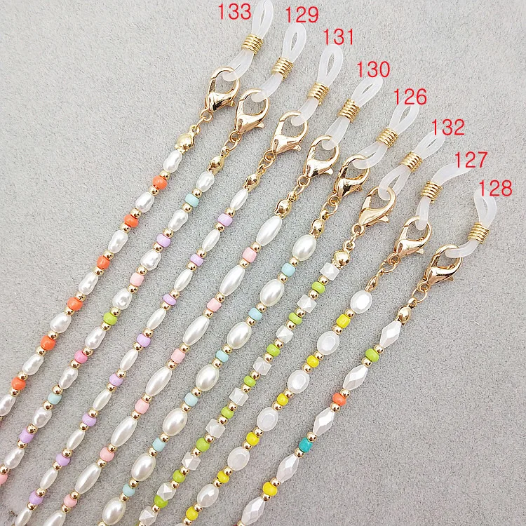 Wholesale Beaded Glasses Chain Masking Chain Holder Multi Colors Pearl Facemask Eye Glass Chain, As picture
Wholesale Beaded Glasses Chain Masking Chain Holder Multi Colors Pearl Facemask Eye Glass Chain, As picture