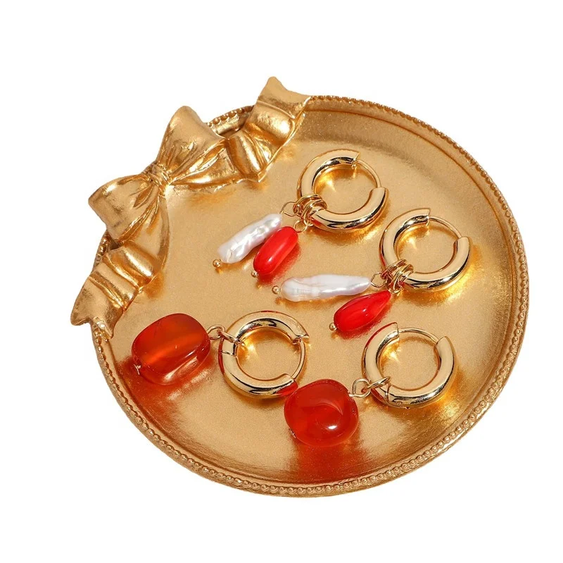 Latest fashion 21524 earring hoop pearl Earrings dubai 24k gold plated earrings jewelry wholesalers, Colorful
Latest fashion 21524 earring hoop pearl Earrings dubai 24k gold plated earrings jewelry wholesalers, Colorful