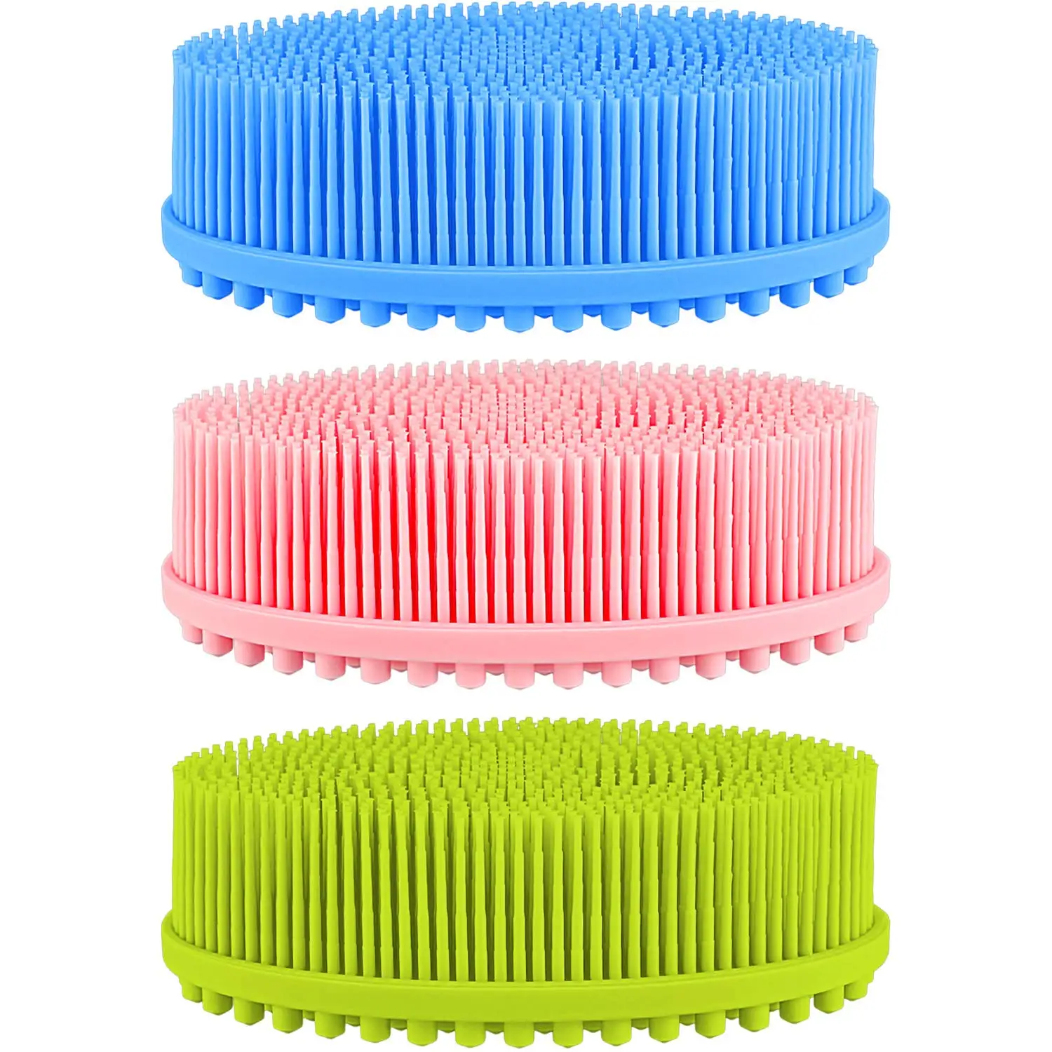Available in Many Colors Silicone Body Wash Scrubber Bath Shower Cleaning Soft Silicone Brush Set, Customized
Available in Many Colors Silicone Body Wash Scrubber Bath Shower Cleaning Soft Silicone Brush Set, Customized
