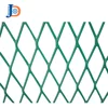 PVC coated flattened Diamond hole shape expanded metal mesh fence