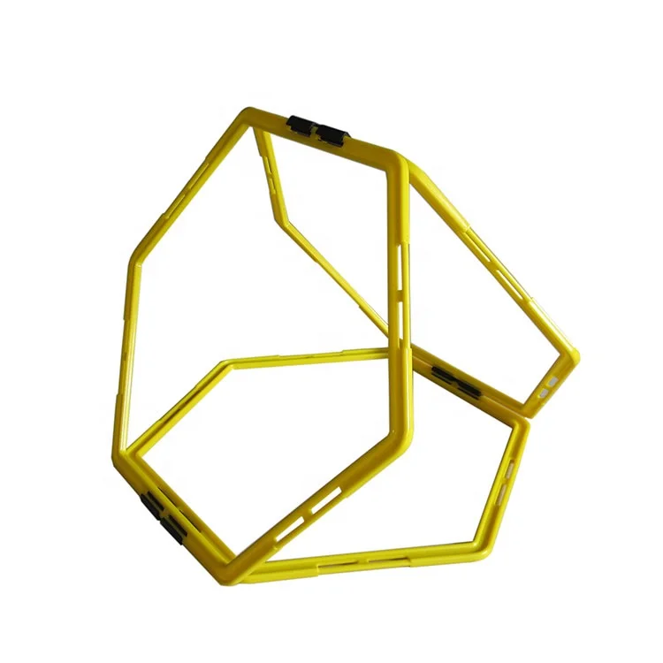 Football Basketball Training Hex Agility Ring Speed Training Agility Rings, Yellow
Football Basketball Training Hex Agility Ring Speed Training Agility Rings, Yellow