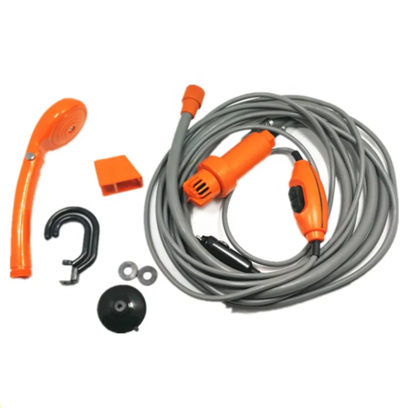 Electric Portable Camping Shower Kit 12V Outdoor Handheld Shower with car plug, Yellow, blue,orange
Electric Portable Camping Shower Kit 12V Outdoor Handheld Shower with car plug, Yellow, blue,orange