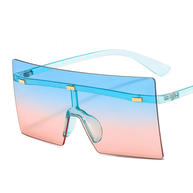 OUSEN 2021 fashionable trending oversize big one piece plastic rectangle lens rimless sunglasses
OUSEN 2021 fashionable trending oversize big one piece plastic rectangle lens rimless sunglasses
