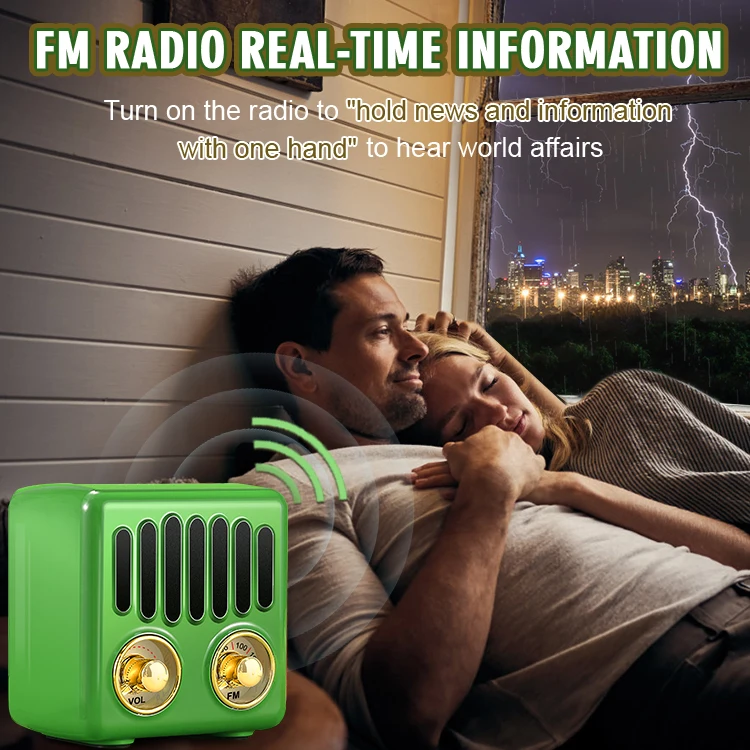 Birthday gift China manufacturer fm portable radio abs material lightweight home radio