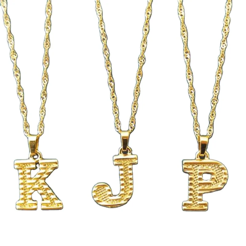 Letter K J P Necklace Stainless Steel Male Men Jewelry Alphabet Gold Chain Necklace Pendant Anniversary Gift, Rose gold,silver ,18k gold
Letter K J P Necklace Stainless Steel Male Men Jewelry Alphabet Gold Chain Necklace Pendant Anniversary Gift, Rose gold,silver ,18k gold