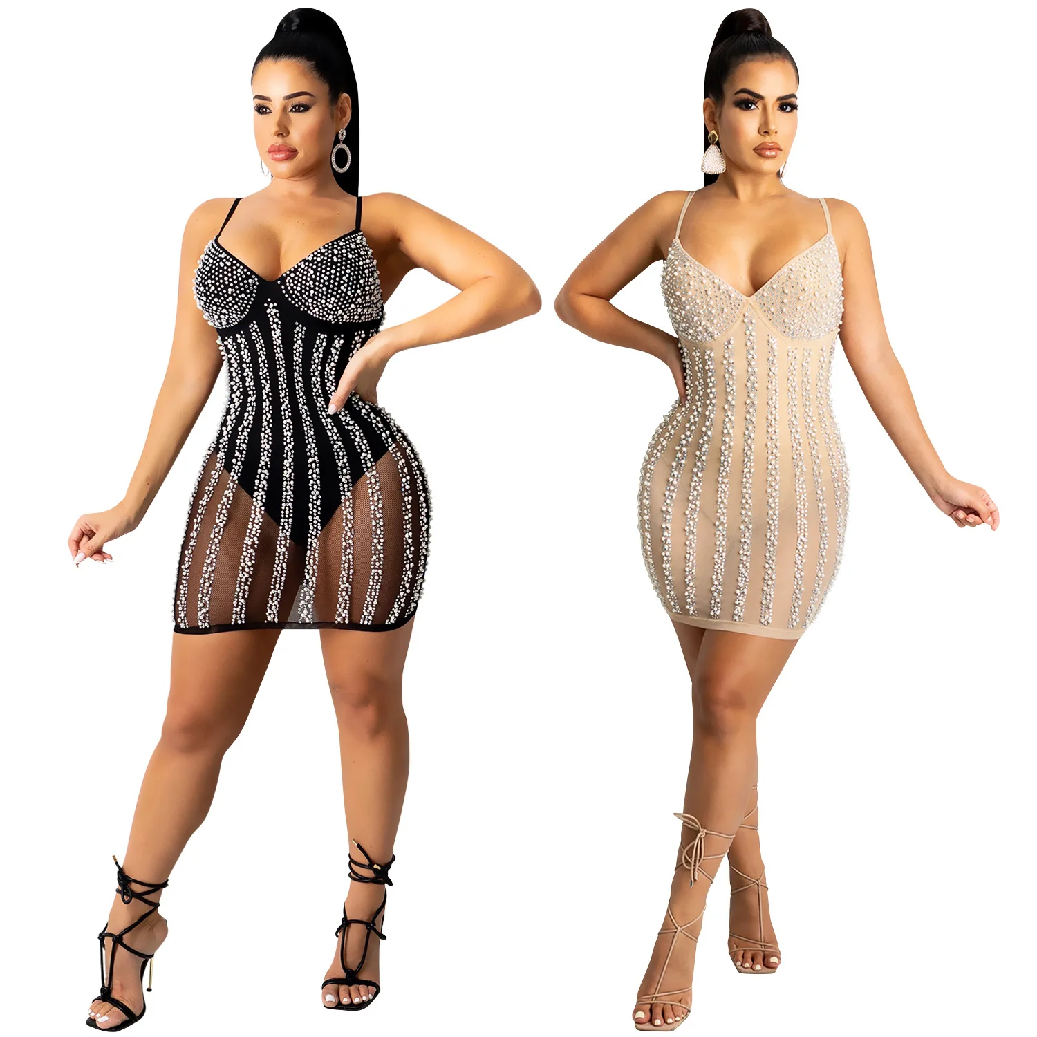 rhinestone sequin bling mini night party dress mesh see through night sexy club wear woman
rhinestone sequin bling mini night party dress mesh see through night sexy club wear woman