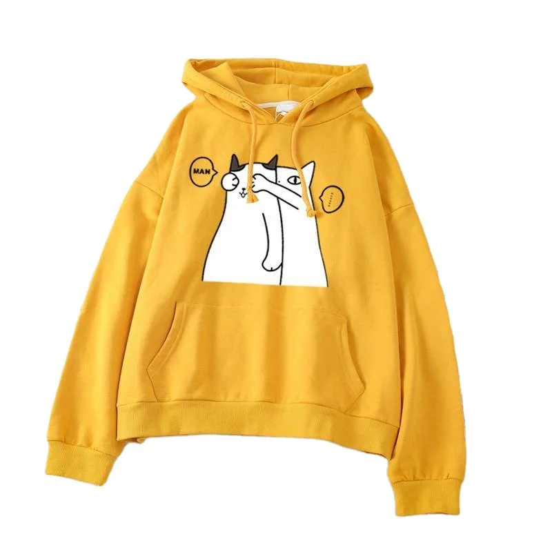 Mzl's Love Female Hooded Thin Section Cartoon Printing Loose Casual Student Hooded Sweatshirt Jacket Women
Mzl's Love Female Hooded Thin Section Cartoon Printing Loose Casual Student Hooded Sweatshirt Jacket Women