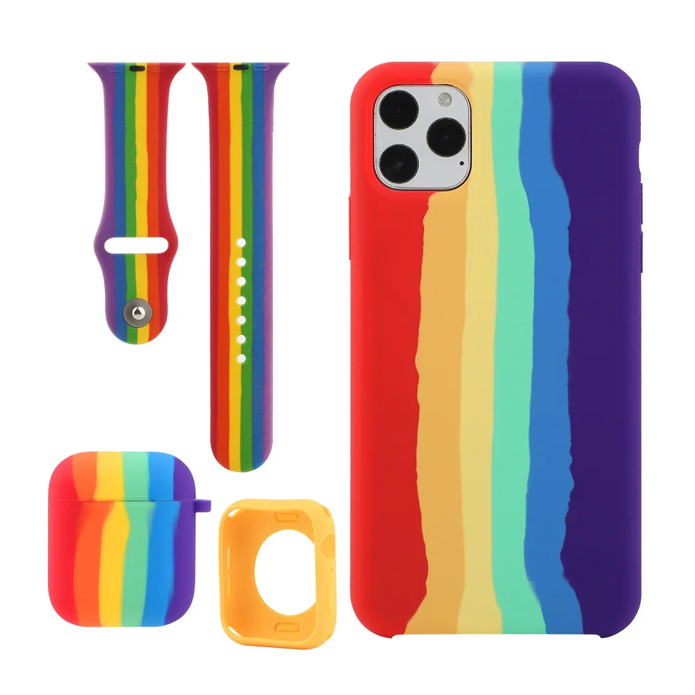 Chinber 4 in 1 Set Matching Silicone Phone Case and Airpod Case Watch Strap For Apple Iphone 11, 9 colors available
Chinber 4 in 1 Set Matching Silicone Phone Case and Airpod Case Watch Strap For Apple Iphone 11, 9 colors available