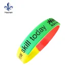Cheap Prices Custom Printing Rubber Festival Event Silicone Bead Wristband