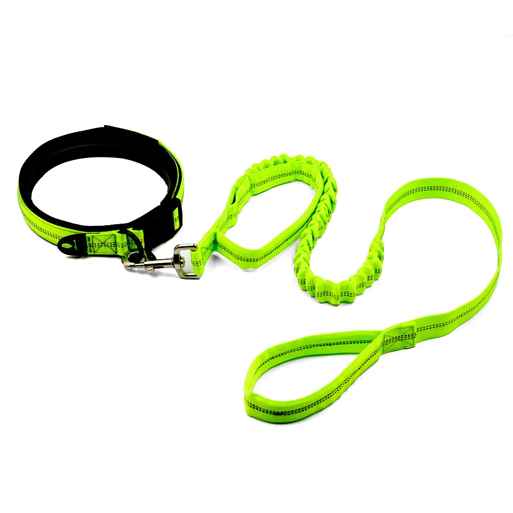 Hot Sale Pet Cat Dog Collar With Stainless Steel Buckle Adjustable Reflective Dog Collar Dual Handle Bungee Dog Leash, As shown
Hot Sale Pet Cat Dog Collar With Stainless Steel Buckle Adjustable Reflective Dog Collar Dual Handle Bungee Dog Leash, As shown