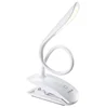LED CLIP desk lamp touch switch 3 way dimmable battery table lamp brightness reading lamp