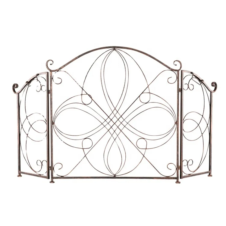Artisasset Two-Fold Red-Brown With Corners Retro Old Pattern Grill Living Room Decoration Iron Fireplace Screen, Reddish brown
Artisasset Two-Fold Red-Brown With Corners Retro Old Pattern Grill Living Room Decoration Iron Fireplace Screen, Reddish brown