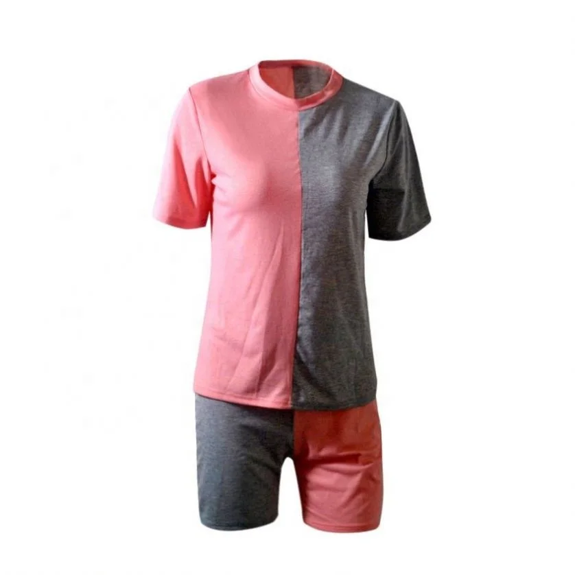 VOOGUE Summer Casual Ladies Tracksuit Outfits Two Piece Joggers Short Set, Blue black, pink grey, blue yellow, red blue, grey blue, black red
VOOGUE Summer Casual Ladies Tracksuit Outfits Two Piece Joggers Short Set, Blue black, pink grey, blue yellow, red blue, grey blue, black red