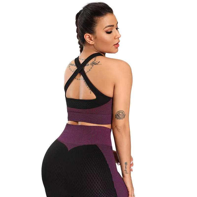 Yoga Quick Drying Leggings Sport Bra Sets Women Two Piece Fitness Gym Outfits Set, As show
Yoga Quick Drying Leggings Sport Bra Sets Women Two Piece Fitness Gym Outfits Set, As show