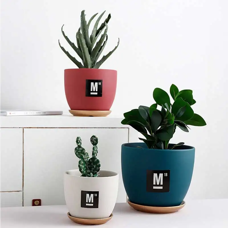 5.5" Small Ceramic Plant Pots Ceramic Outdoor Pots Ceramic Pots for Plants with Saucer, Optional
5.5" Small Ceramic Plant Pots Ceramic Outdoor Pots Ceramic Pots for Plants with Saucer, Optional