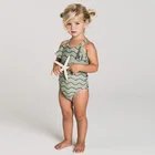 OEM Swimsuit Girls One Piece Children Bikini Beachwear Print Swimwear For Kids