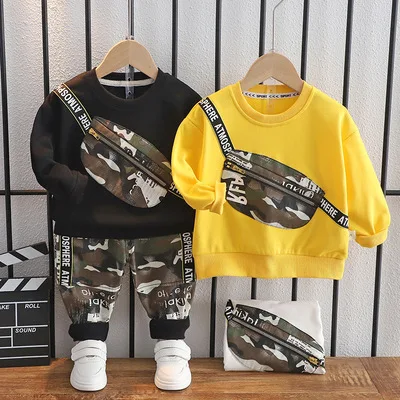 Wholesale new fashion Boys 2 Pieces Clothing Set long sleeves camouflage printed purse sweatshirt+ pants for kids, Picture shows
Wholesale new fashion Boys 2 Pieces Clothing Set long sleeves camouflage printed purse sweatshirt+ pants for kids, Picture shows