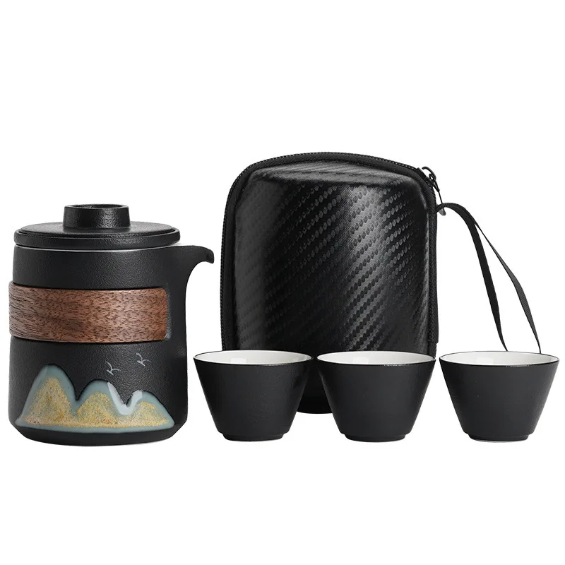 Outdoor portable travel tea set one pot three cups with portable bag fast-moving Cup kung fu tea set Wholesale
Outdoor portable travel tea set one pot three cups with portable bag fast-moving Cup kung fu tea set Wholesale