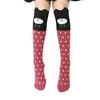 Girls cartoon cute animals knitted little bear soft cotton knee high socks