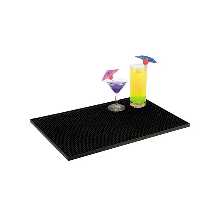 

Amazon Top Seller PVC Drip Beer Bar Mat Runner bar Mat for Cup Coaster bar mat, Customized color