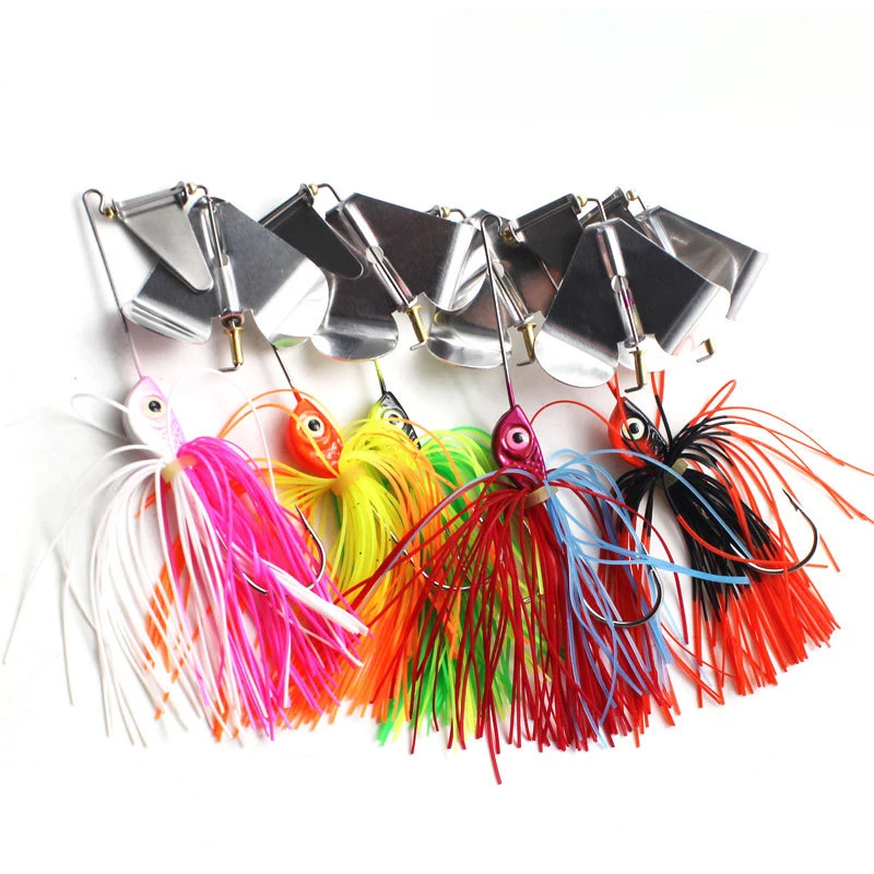 14.7g SuperiorFishing Chatterbait Jack Hammer Lure metal jig head bass bait fishing lures, 6colours
14.7g SuperiorFishing Chatterbait Jack Hammer Lure metal jig head bass bait fishing lures, 6colours