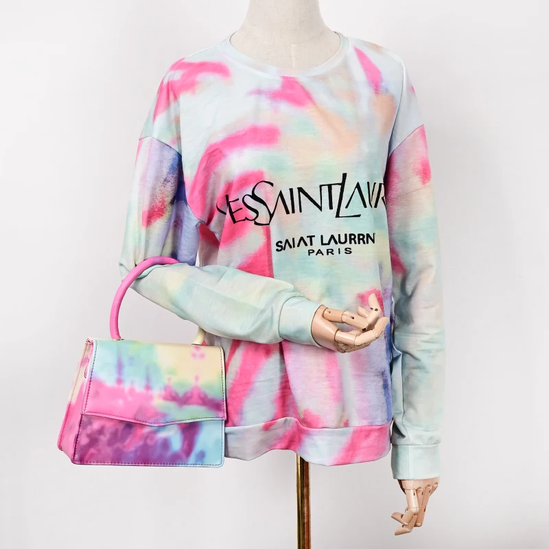 2021 New Fall Women Products Tie Dye Leather Chain Shoulder Tote Bags Handbags Women Casual Loose Tops And Messenger Bags Set, 7 colors
2021 New Fall Women Products Tie Dye Leather Chain Shoulder Tote Bags Handbags Women Casual Loose Tops And Messenger Bags Set, 7 colors