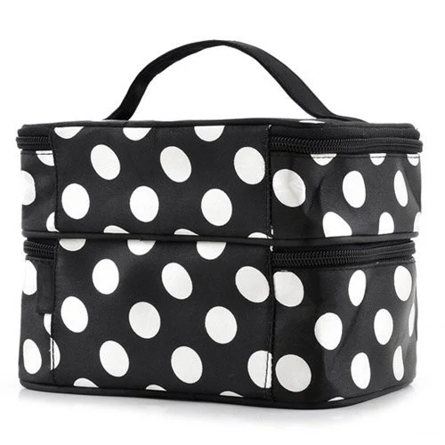 Makeup Cosmetic Case Bag Dot Double Layer Cosmetic Bag Travel Cosmetic Bag Organizer For Women, Pink/black/rose/purple , or customized color is available
Makeup Cosmetic Case Bag Dot Double Layer Cosmetic Bag Travel Cosmetic Bag Organizer For Women, Pink/black/rose/purple , or customized color is available