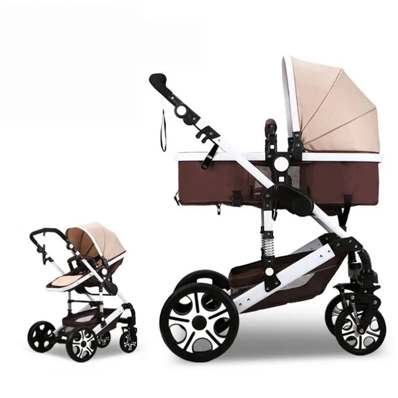 2020 Hot Sale Hot Mom Luxury Baby Stroller 3 In 1 Folding High Landscape Stroller Leather, White/black /brown/light blue
2020 Hot Sale Hot Mom Luxury Baby Stroller 3 In 1 Folding High Landscape Stroller Leather, White/black /brown/light blue
