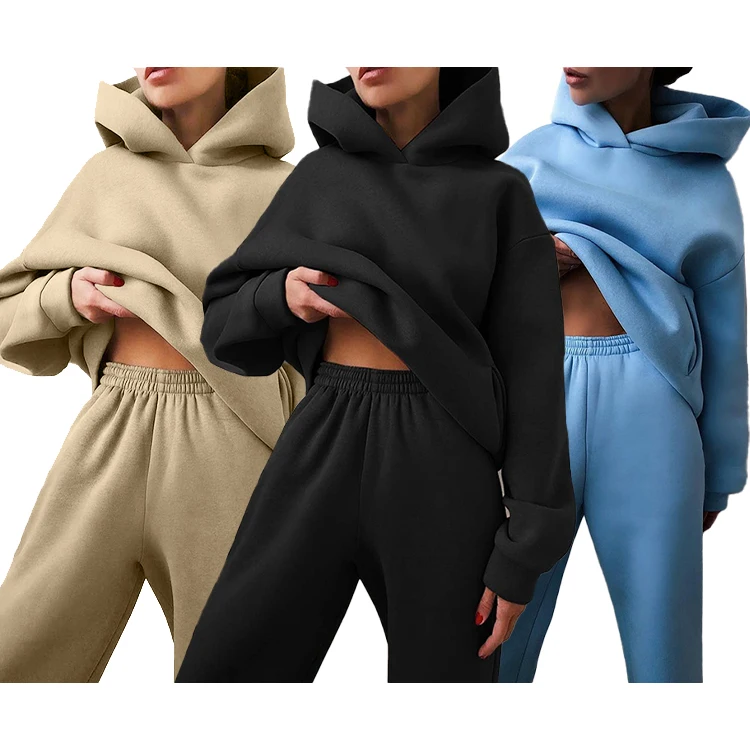 Wholesale Custom Spring Summer Fashion Casual Solid Color Long Sleeve Women Loose Sweatshirts Women's Hoodies Set
Wholesale Custom Spring Summer Fashion Casual Solid Color Long Sleeve Women Loose Sweatshirts Women's Hoodies Set