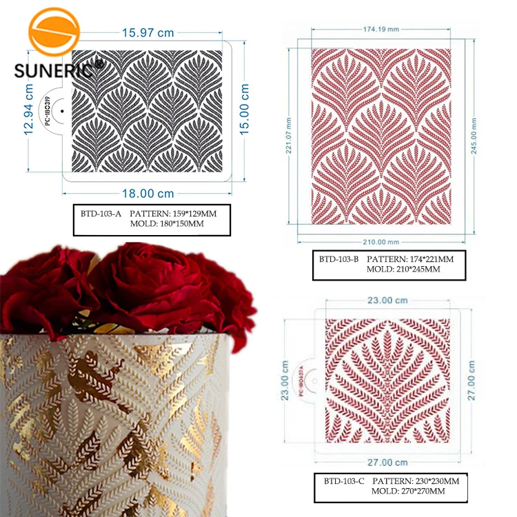 Wholesale plastic templates spray mesh decorating tools cake stencils for cake decoration
Wholesale plastic templates spray mesh decorating tools cake stencils for cake decoration