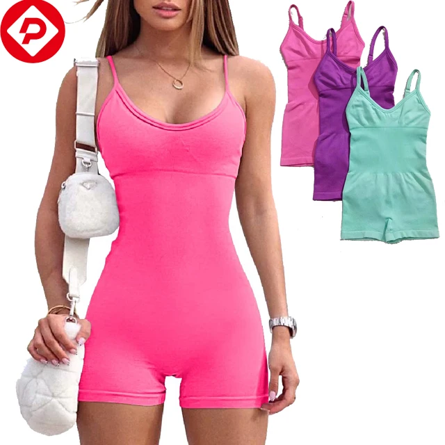 Women Yoga Jumpsuit Workout Seamless Lady Sports Ribbed Short Rompers Sleeveless Fitness One Piece Jumpsuit
Women Yoga Jumpsuit Workout Seamless Lady Sports Ribbed Short Rompers Sleeveless Fitness One Piece Jumpsuit