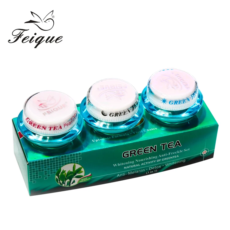 FEIQUE Green Tea Extract Sunscreen Moisturizing Skin Care Set Day Cream and Night Cream and Pearl Cream, Day:white,night:yellow
FEIQUE Green Tea Extract Sunscreen Moisturizing Skin Care Set Day Cream and Night Cream and Pearl Cream, Day:white,night:yellow