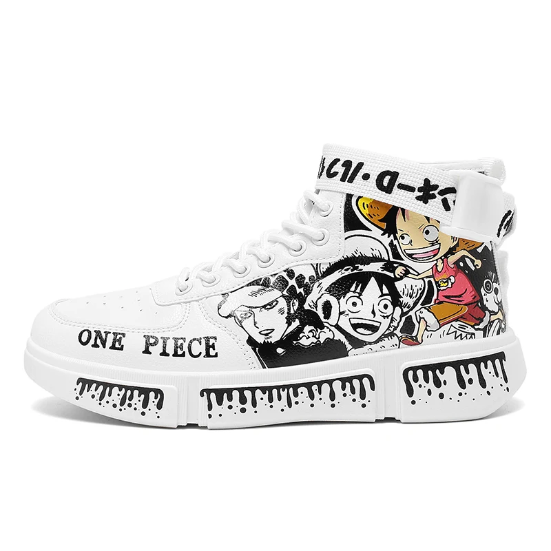 Ziitop High-top One Piece Men Shoes AJ 1 Anime Shoes Retro Sports Sneakers Anime Shoes, White
Ziitop High-top One Piece Men Shoes AJ 1 Anime Shoes Retro Sports Sneakers Anime Shoes, White