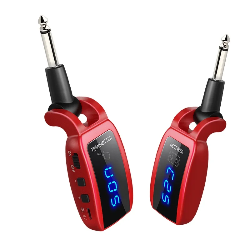 UHF wireless transmitter receiver Guitar Headphone manufacturer price CE approved, Black,red
UHF wireless transmitter receiver Guitar Headphone manufacturer price CE approved, Black,red