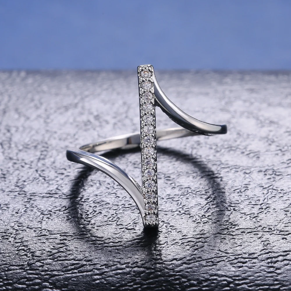 Fashion Minimalist Single Line Micro-Set Zircon Engagement Rings for Women Simple Thin High Quality
Fashion Minimalist Single Line Micro-Set Zircon Engagement Rings for Women Simple Thin High Quality