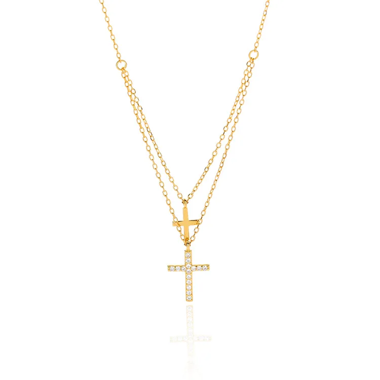 2021 Fashion Accessories Wholesale Pendant Jewelry Double Cross Irregular Zircon silver cross pendant
2021 Fashion Accessories Wholesale Pendant Jewelry Double Cross Irregular Zircon silver cross pendant