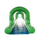 Single Lane 320 ft Blow Up Slip and Slides Commercial Giant 100m Long Inflatable City Water Slide For Sale