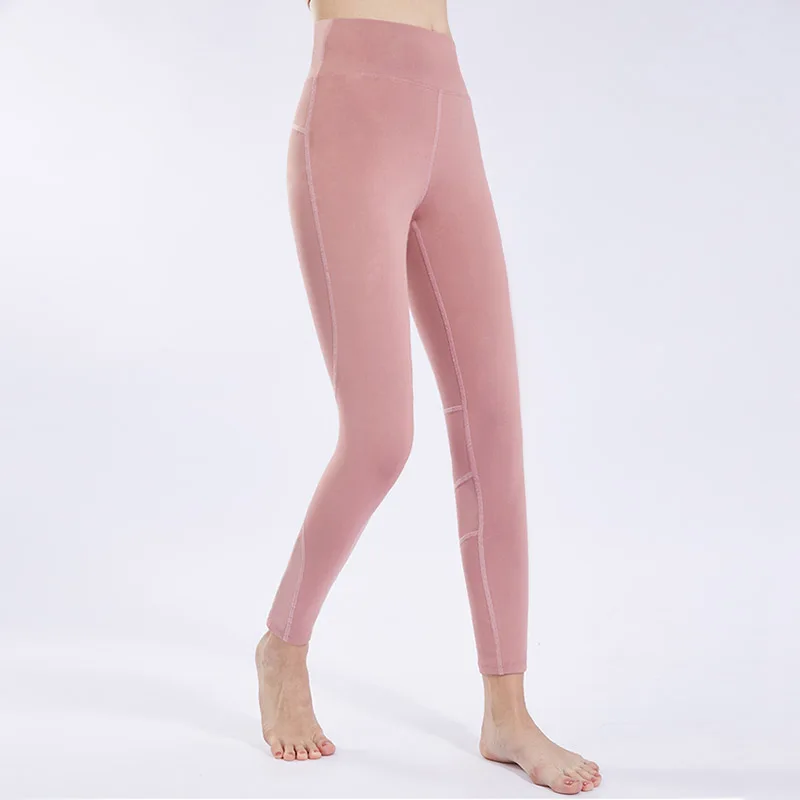 Wholesale Patchwork mesh breathable sweat absorption Legging High Waist Solid Pants women gym fitness clothing
Wholesale Patchwork mesh breathable sweat absorption Legging High Waist Solid Pants women gym fitness clothing