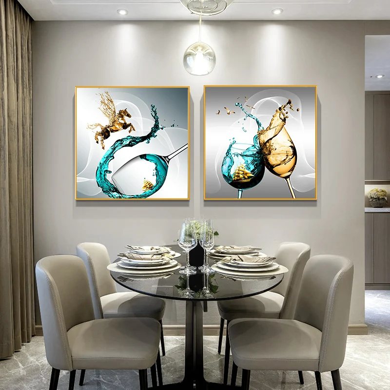 Wine Glass Sailing Dining Wall Art Canvas Painting Light Luxury Posters and Prints Wall Art Pictures For Home Decoration
Wine Glass Sailing Dining Wall Art Canvas Painting Light Luxury Posters and Prints Wall Art Pictures For Home Decoration