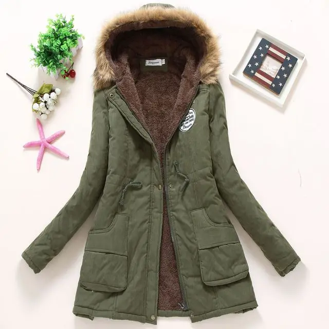 Woman long jacket fur coat winter windproof zipper winter clothes solid color large size lady jacket heavy plus size
Woman long jacket fur coat winter windproof zipper winter clothes solid color large size lady jacket heavy plus size
