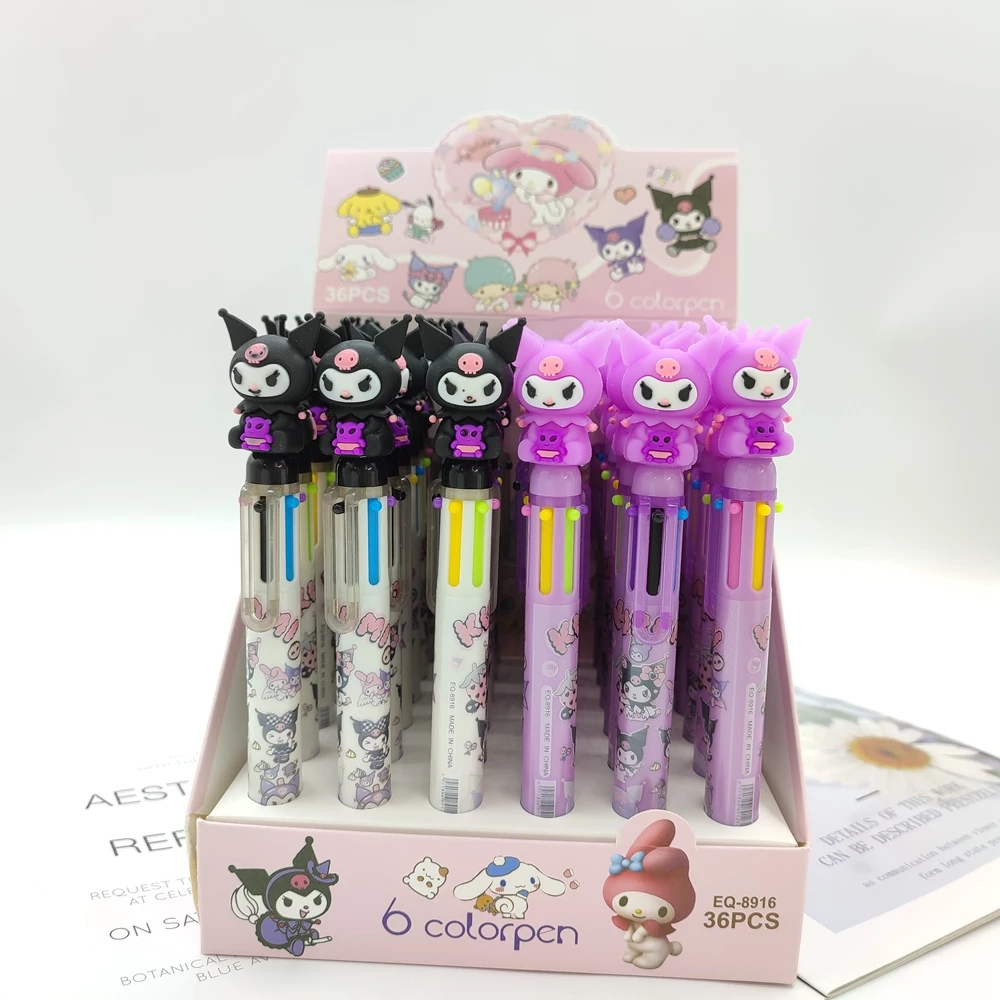 

Popular Creative Sanrio Kuromi Back To School Cute Pen Stationary Supplies Pens For School Cute Kawaii Pen Set