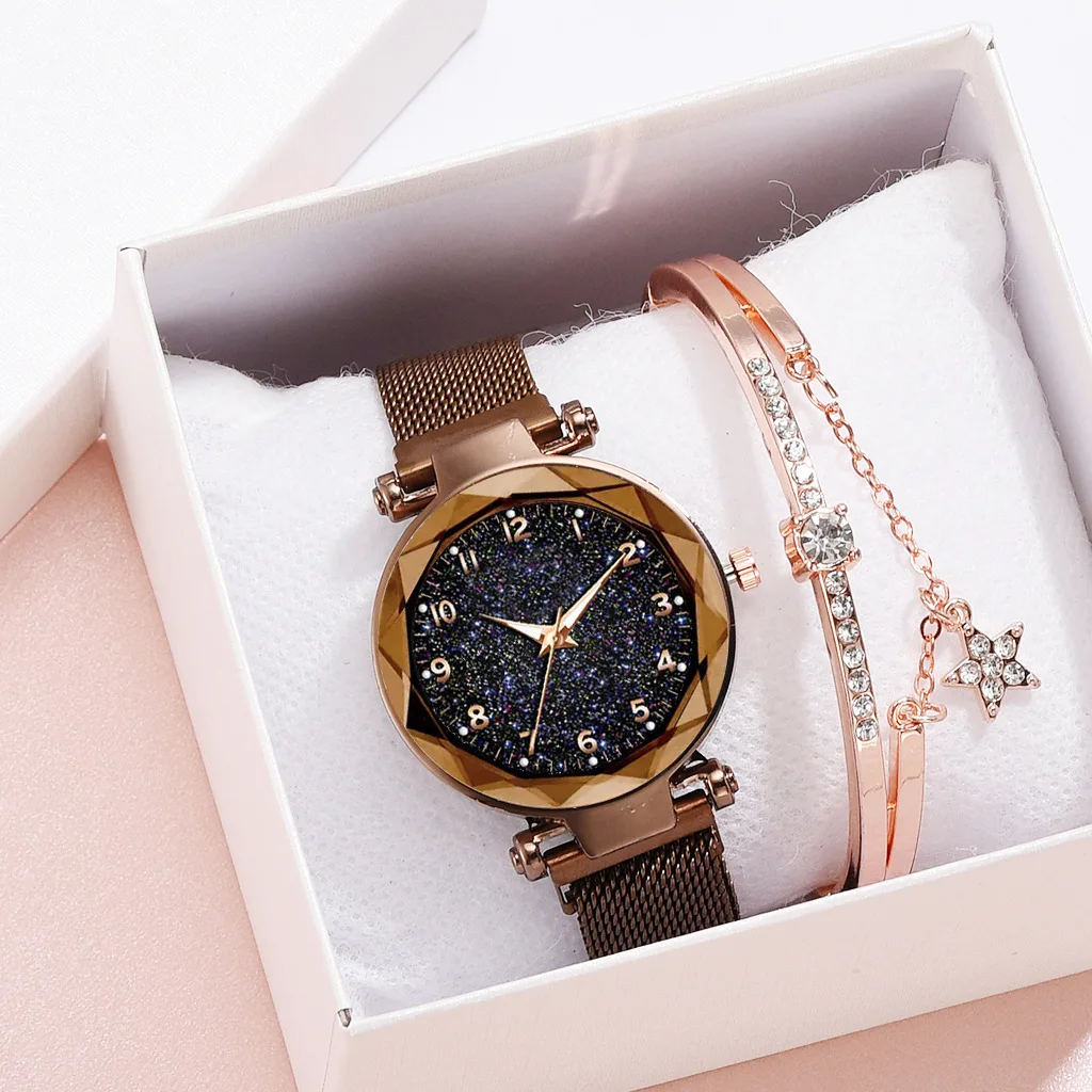 2021 New Designs Luxury Bracelet Watch Set for Women Luminous Ladies Quartz Wristwatch Fashion Bracelet Watch Gift Set SB018
2021 New Designs Luxury Bracelet Watch Set for Women Luminous Ladies Quartz Wristwatch Fashion Bracelet Watch Gift Set SB018