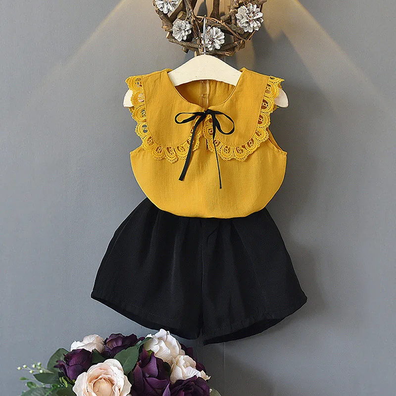 2021 Cute Toddler Kid Girls Sleeveless Chiffon Tops short 2pcs Clothes Set Outfit Suit Set Summer Infant Clothing, As pic shows, we can according to your request also
2021 Cute Toddler Kid Girls Sleeveless Chiffon Tops short 2pcs Clothes Set Outfit Suit Set Summer Infant Clothing, As pic shows, we can according to your request also