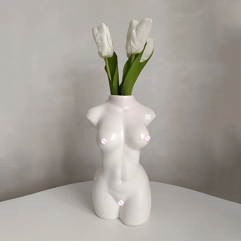 Nordic ins creative female body art ceramic vase for home decoration Amazon hot-selling human vase
Nordic ins creative female body art ceramic vase for home decoration Amazon hot-selling human vase