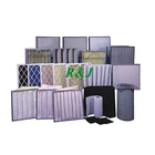 Mini pleat and deep pleat air filter for industrial HVAC system