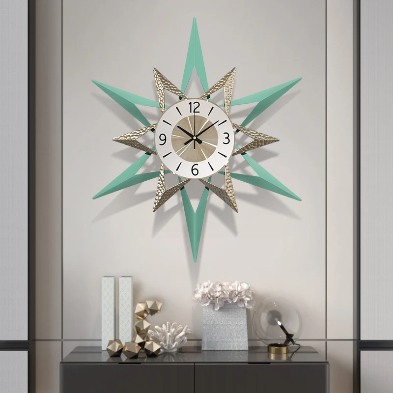 Nordic Wall Clock Living Room Clock Wall Home Decor Light Luxury Wall Watch